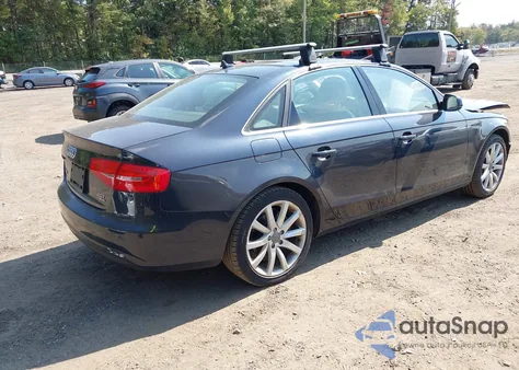 2013 Audi A4 2.0T Premium из США, поврежденный, VIN WAUFFAFL1DN039699